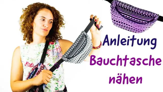 Video thumbnail for Bauchtasche nähen - Nähanleitung und Schnittmuster