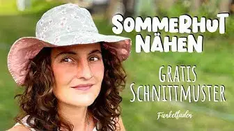 Video thumbnail for Sommerhut nähen -  Hut nähen für Anfänger / Nähen für Erwachsene