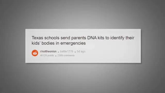 Video thumbnail for Why Texas Schools Send Parents DNA Kits for ‘Emergencies’