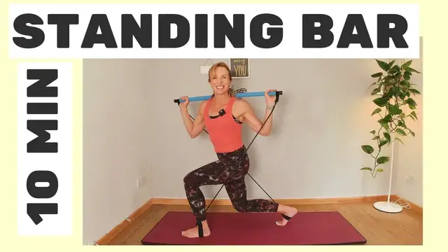Video thumbnail for Pilates Bar Standing Workout