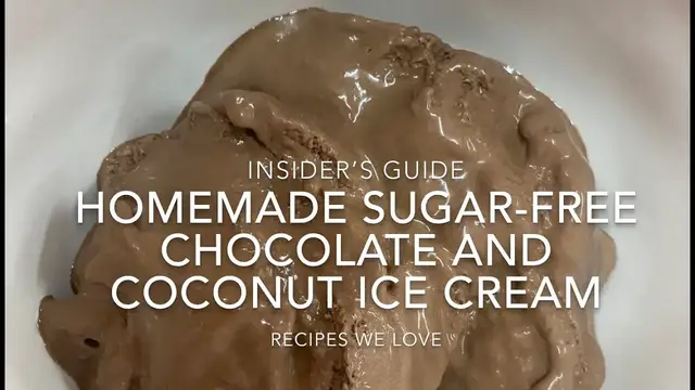 Video thumbnail for Homemade Sugar-free Chocolate Coconut Ice Cream
