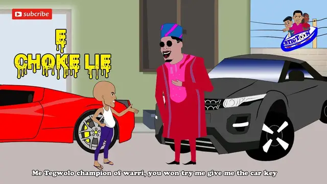 Video thumbnail for E CHOKE LIE (House of Ajebo) Featuring Mr Macaroni and Tegwolo