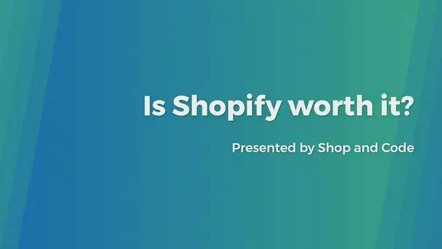 Video thumbnail for Is Shopify worth it?