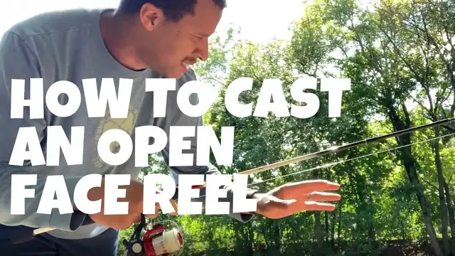 Video thumbnail for How To Cast An Open Face Reel - How To Cast A Spinning Rod - Fishing Rod Casting For Beginners