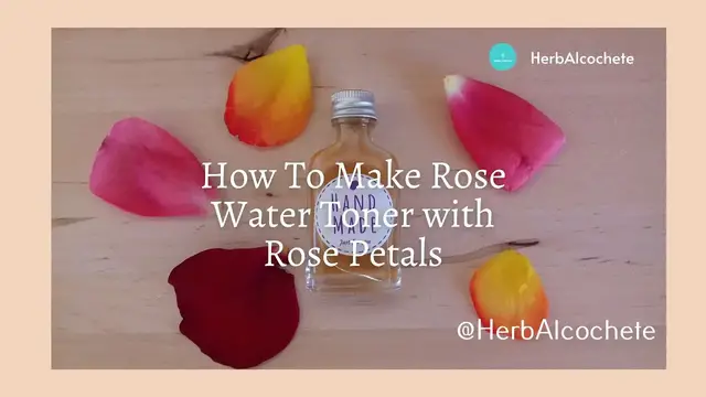 Video thumbnail for How To Make Rose Water Toner With Rose Petals