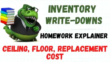 'Video thumbnail for Inventory Write-downs | Lower of Cost or Market | Ceiling, Floor, Replacement | Accounting How To |'