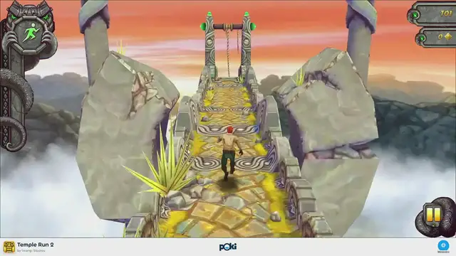 Video thumbnail for Temple Run Game play To Poki