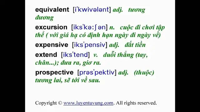 Video thumbnail for Essential Words for the TOEIC - Lesson 18