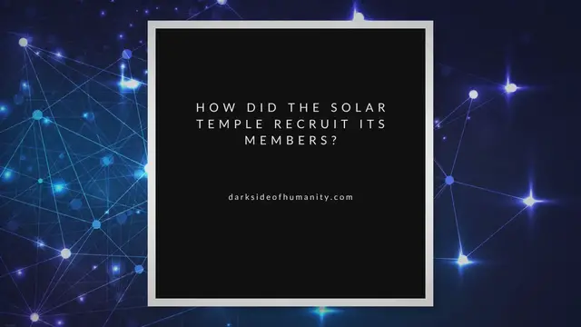 'Video thumbnail for How Did the Solar Temple Recruit Its Members?'