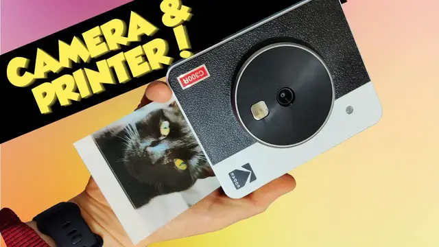 Video thumbnail for This camera can print your mobile photos! Kodak Mini Shot 3