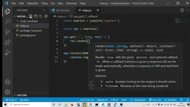 Video thumbnail for Node.js Express Instagram API Project to Find Total Followers of Any Username in Browser Using JS
