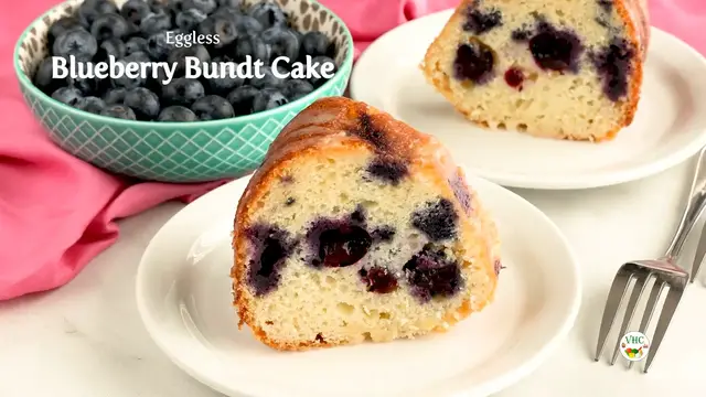 Video thumbnail for Eggless Blueberry Bundt Cake