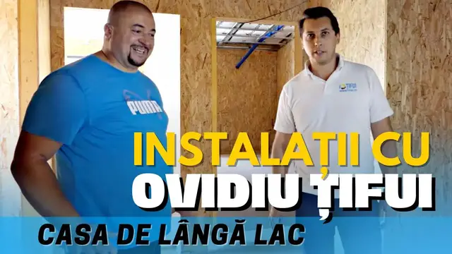 Video thumbnail for Ce instalații montează Ovidiu Țifui la Casa de lângă lac