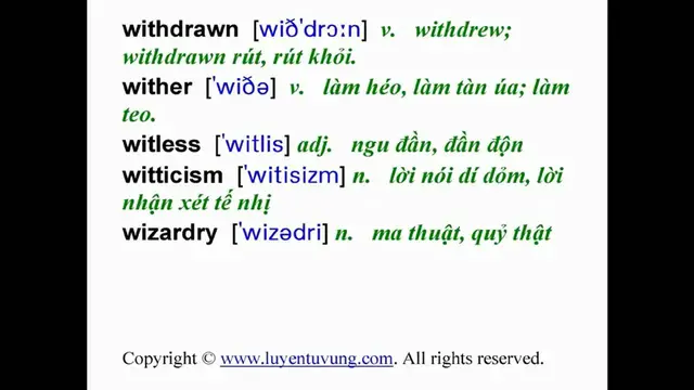 Video thumbnail for Essential Words for the GRE - Lesson 144