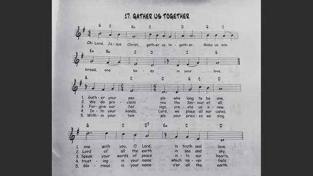 Video thumbnail for Gather Us Together - Catholic Mass Song Sheet Music