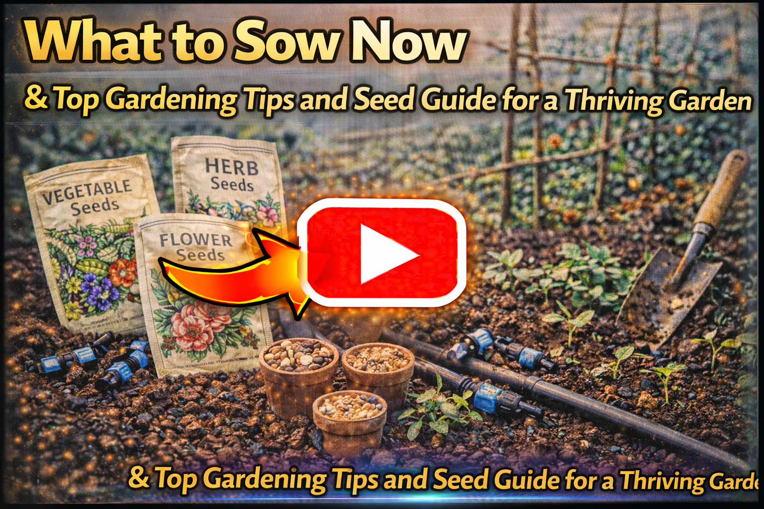 Video thumbnail for What to Sow Now | Top Gardening Tips and Seed Guide for a Thriving Garden