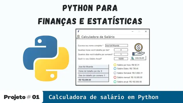 Video thumbnail for Python para Finanças e Estatísticas - Calculadora de salário em Python