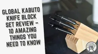 Video thumbnail for Global Kabuto Knife Block Set Review – 10 Amazing Things You Need to Know