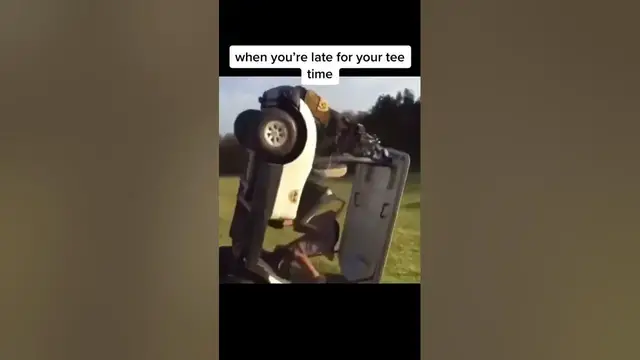 Video thumbnail for Golf Videos Fail 🤮 #shorts #golf #crash Rough start to the golf round