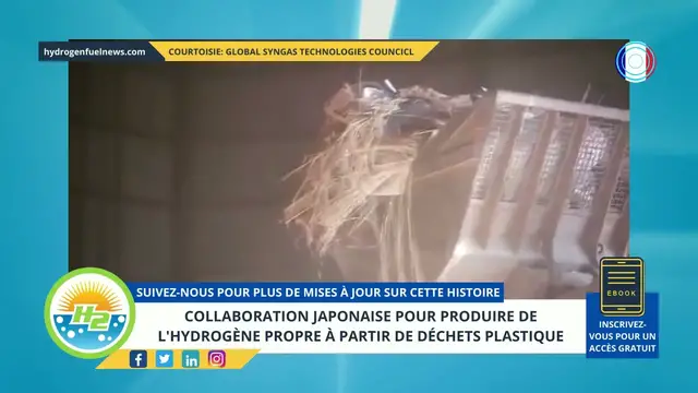 Video thumbnail for [French] Japanese collaboration to produce clean hydrogen from plastic waste