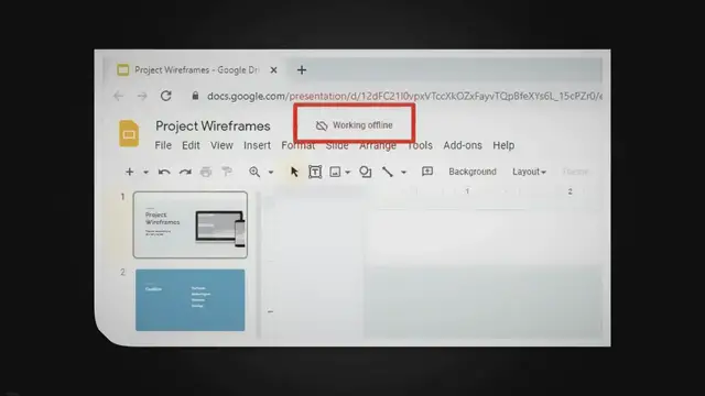 Video thumbnail for How to Present Google Slides While You Offline