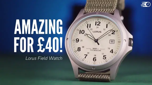 Video thumbnail for This Obscure Lorus Field Watch Will BLOW Your Socks Off! (Lorus RXD425L8 Review)