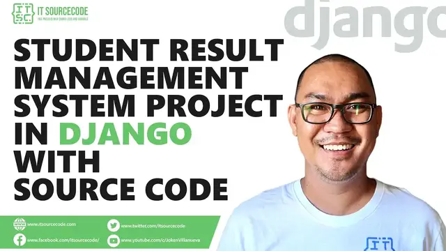 Video thumbnail for Student Result Management System Project in Django with Source Code | Free Django Projects