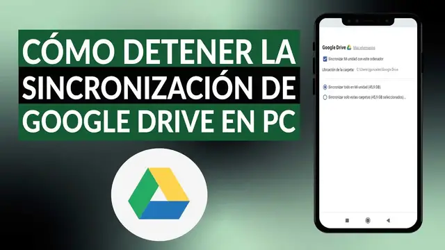 Video thumbnail for Cómo detener la sincronización de GOOGLE DRIVE en mi PC - Guía completa