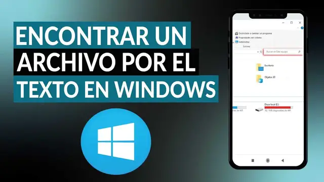 Video thumbnail for Cómo encontrar un archivo buscándolo por el texto que contiene en mi WINDOWS 10