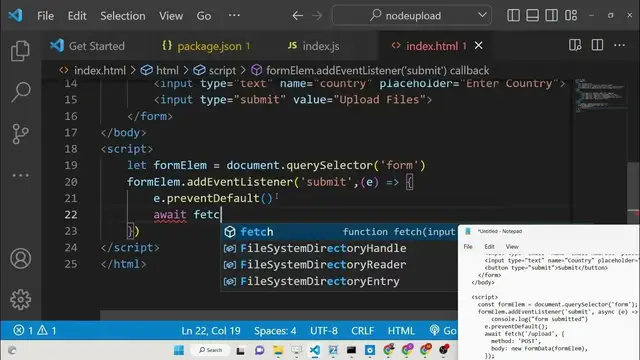 Video thumbnail for Node.js Express Google Drive API Example to Upload Multiple Files to Folder Using Service Account