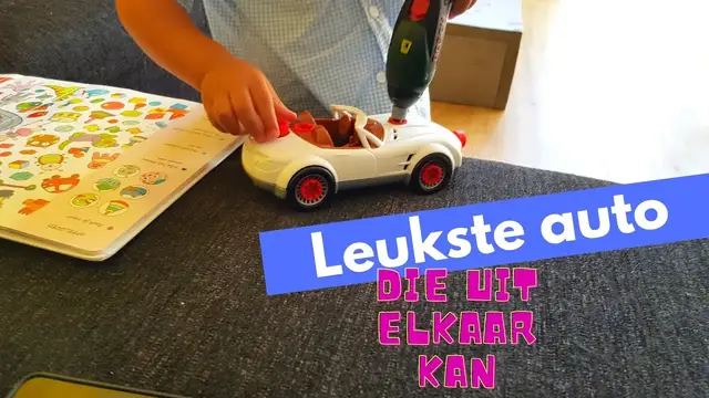 Video thumbnail for Speelgoed auto die je uit elkaar kunt halen