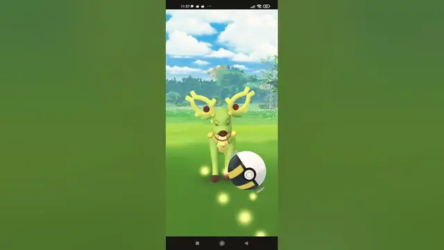 Video thumbnail for STANTLER CHRISTMAS EVENT SHINY IN POKEMON GO! 🎄✨ #shorts #pokemon