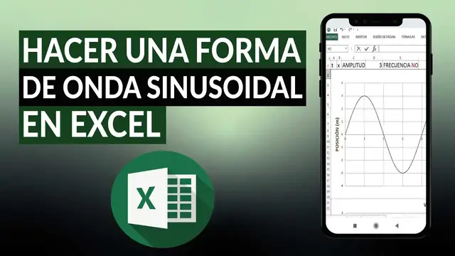 Video thumbnail for Cómo hacer una forma de onda sinusoidal en EXCEL  - Fácil y rápido