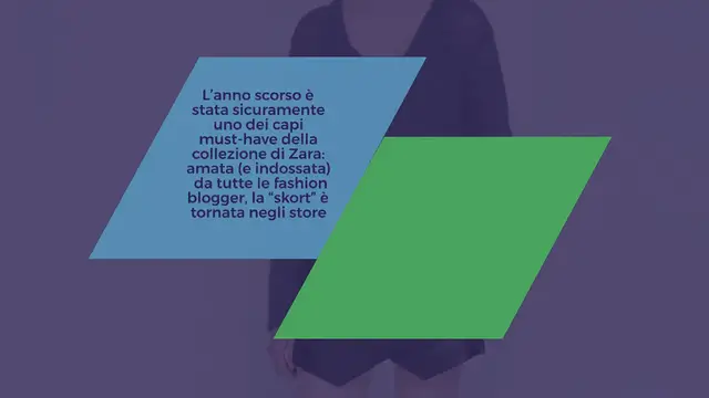 Video thumbnail for La skort di Zara torna anche per la primavera/estate 2014