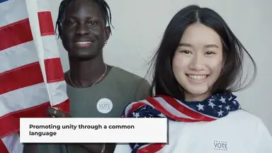 'Video thumbnail for English as the Official US Language: Exploring the Debate'