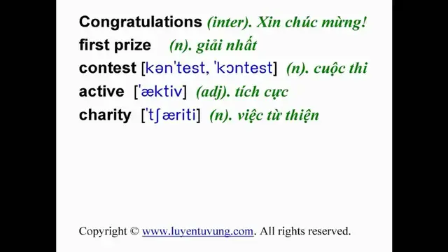 Video thumbnail for Learn English Vocabulary - Grade 9 - Unit 08 - Lesson 02