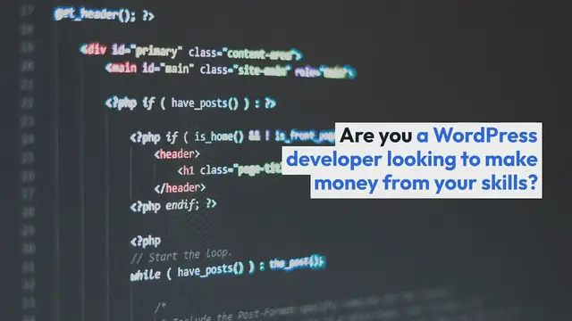 Video thumbnail for How To Earn Money From WordPress Plugin Development?