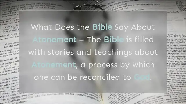 Video thumbnail for what-the-bible-says-about-atonement-