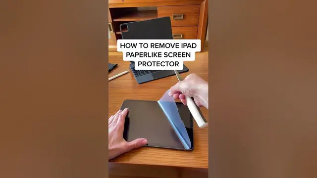 'Video thumbnail for How To Remove iPad Paperlike Screen Protector'