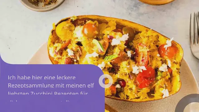 Video thumbnail for 11 leckere und einfache Rezepte mit Zucchini