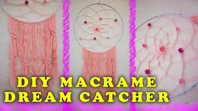 Video thumbnail for How to Make a Macrame Dreamcatcher: Beginner's DIY Tutorial