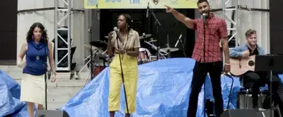 Video thumbnail for GIRL FROM THE NORTH COUNTRY Performs at 'A Great Day in Harlem' Festival
