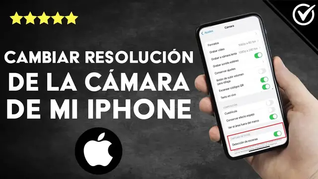 Video thumbnail for ¿Cómo cambiar la resolución de la cámara de mi IPHONE? - Configuración fotográfica
