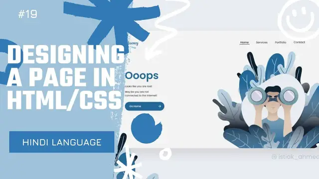 Video thumbnail for Create a Website Using HTML & CSS in Hindi | Full-Stack Web-Development Course #19