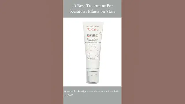 Video thumbnail for 13 Best Treatment For Keratosis Pilaris on Skin | Eau Thermale Avene Tolerance Control