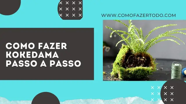 'Video thumbnail for Como Fazer Kokedama Passo a Passo 🌱 Fácil e Simples 🌿'