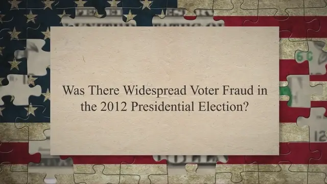 Video thumbnail for Was There Widespread Voter Fraud in the 2012 Presidential Election?