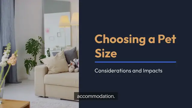 Video thumbnail for Choosing a Pet Size