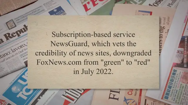 Video thumbnail for NewsGuard Amends Fox News’ Rating from ‘Green’ to ‘Red’