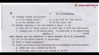 Video thumbnail for 11th Accountancy 2nd MidTerm Question Paper 2019-20 | Namakkal District | English Medium